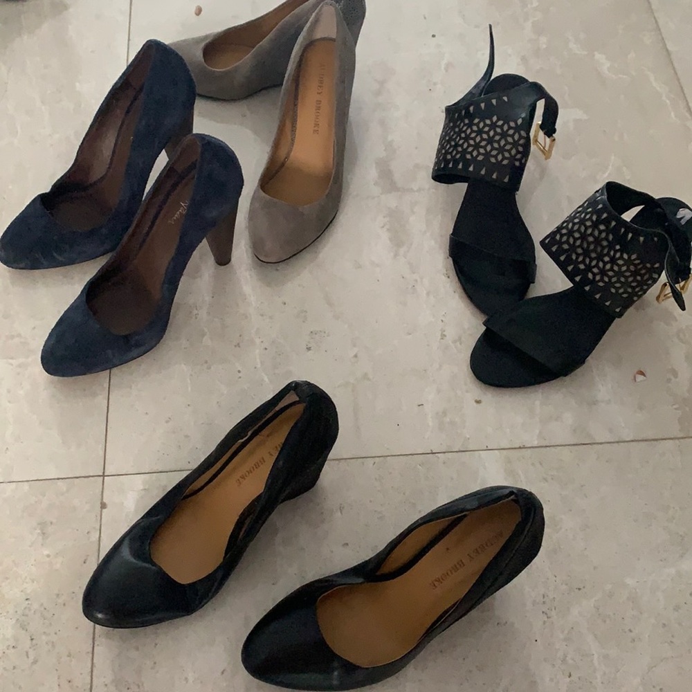 4 pair of designer shoes